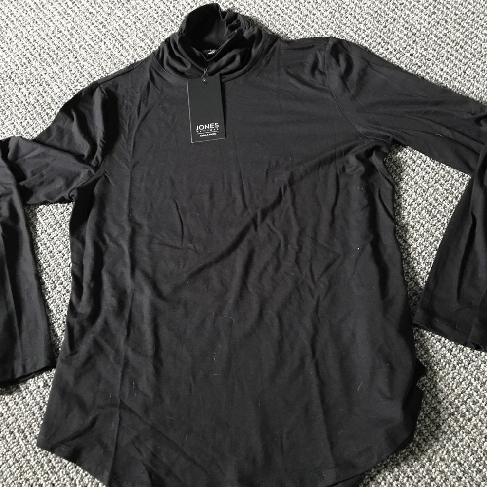 Jones New York Nwt Black‎ Turtleneck